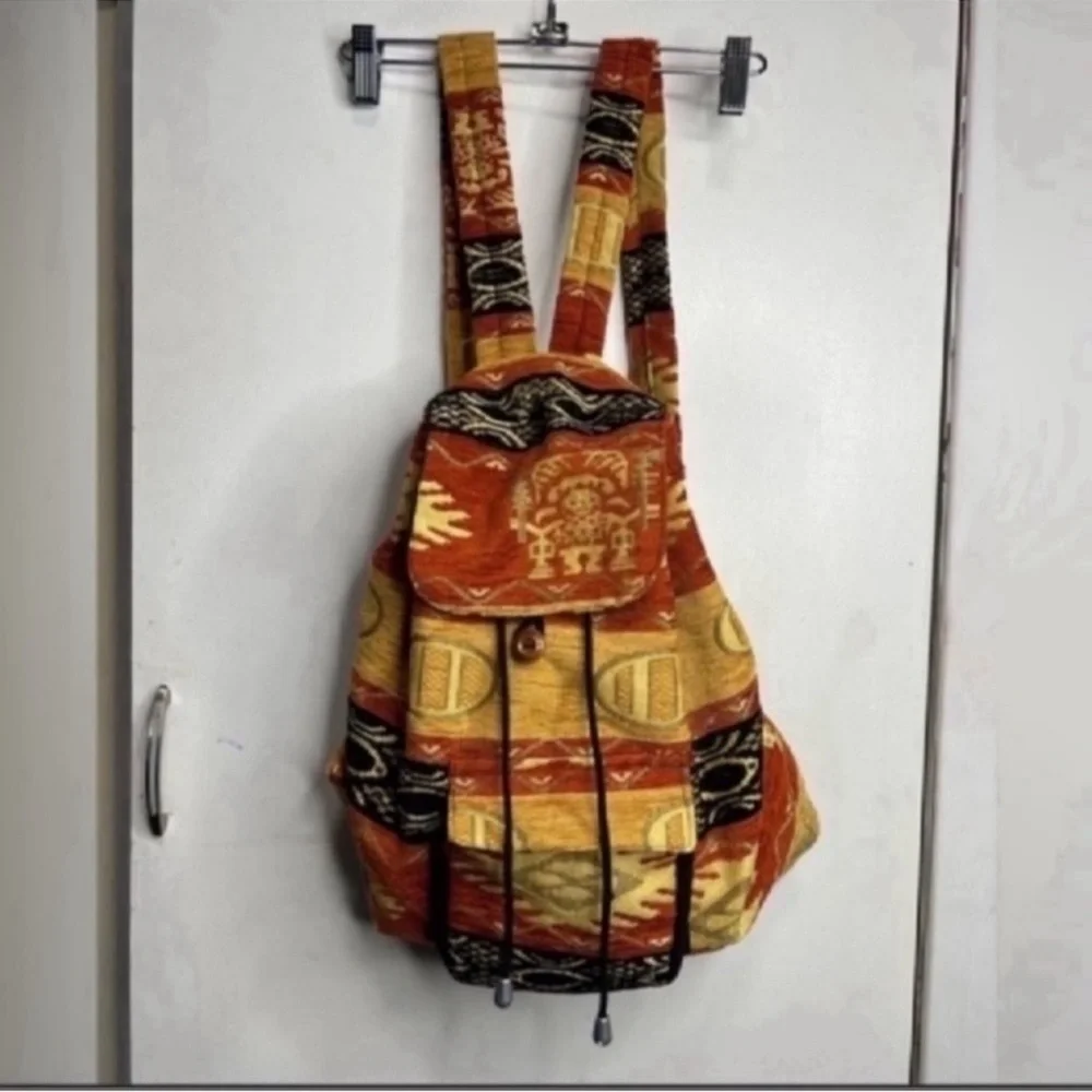 Maky Arts Boho Aztec Keep-All Backpack